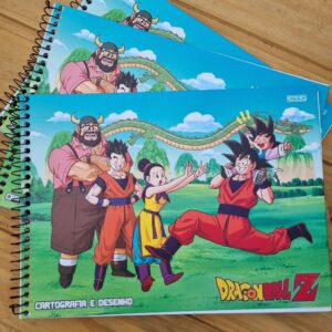 CADERNO DE DESENHO DRAGON BALL
