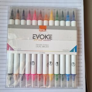 MARCADOR DUA BRUSH PEN 12CORES