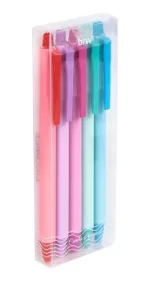 CANETA GEL APAGAVÉL C/5 CORES