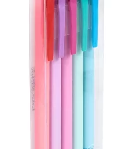 CANETA GEL APAGAVÉL C/5 CORES